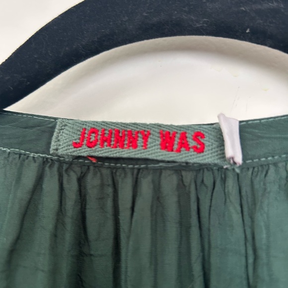 $365 JOHNNY WAS sz S Zadonia Embroidered Peasant Top Blouse Sold Out - Picture 12 of 13